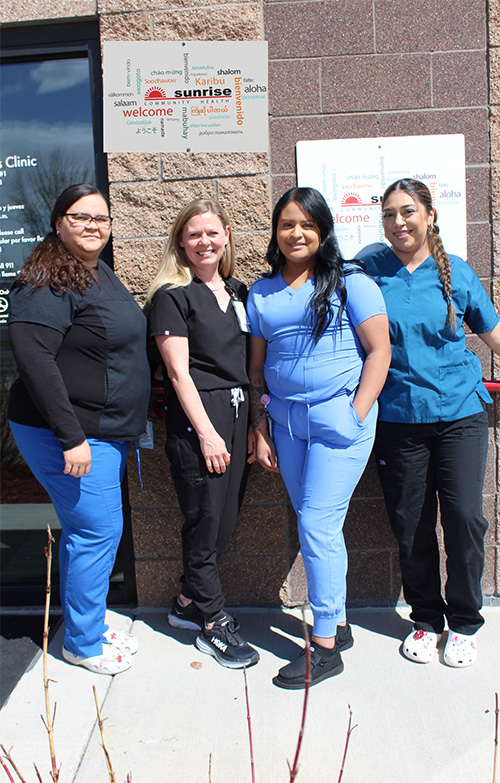 Tania Pimentel, MA; Wini Davis-Pranke, Pediatric Nurse Practitioner; Ruby Sanchez, MA; and Yaliza Sanchez, MA.