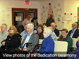 View photos of the Dedication Ceremony