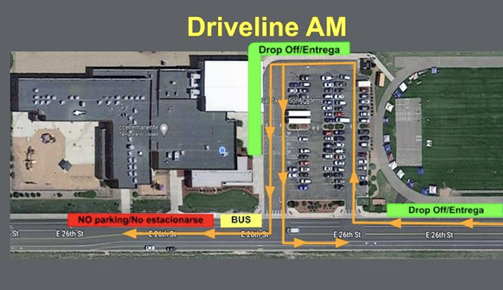 Drop-off Zone map